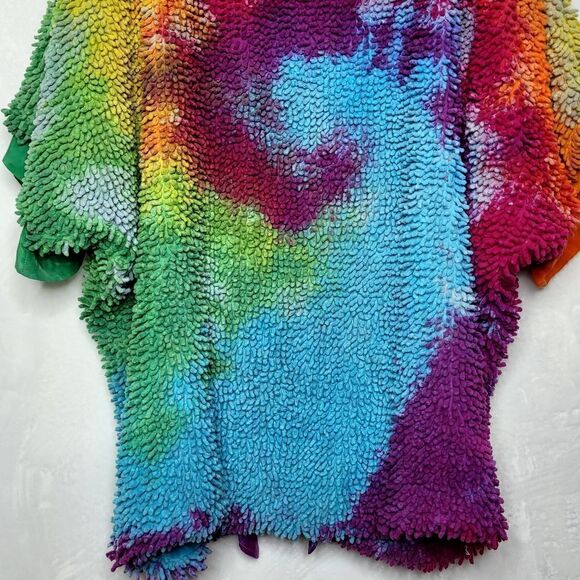 SHAGBAGG Tie Dye Shagbomb Silk Lined Jacket Size Medium - Picture 14 of 15